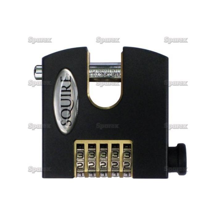 Squire Recodable Stronghold Padlock - Brass, Body width: 75mm (Security rating: 7)
 - S.28867 - Farming Parts