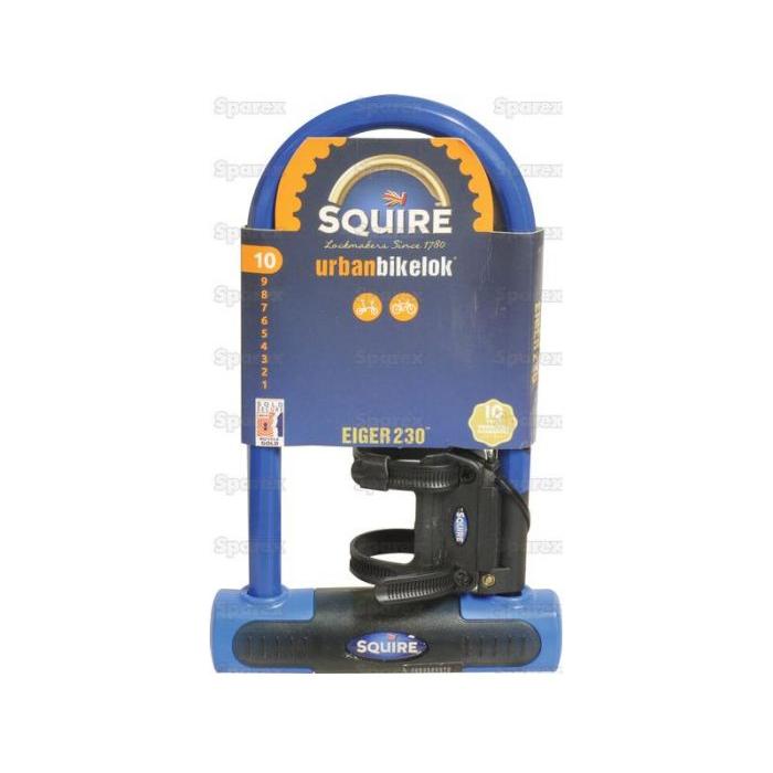 Squire Eiger 230 D-Lock - Blue, Body width: 175mm (Security rating: 10)
 - S.129917 - Farming Parts