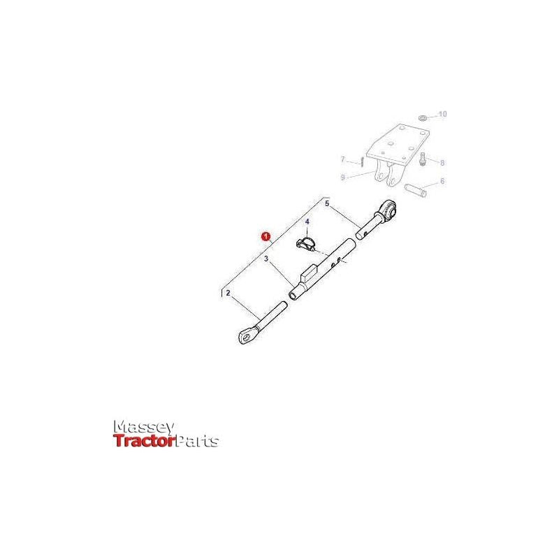 Massey Ferguson Stabiliser - 3798069M92 | OEM | Massey Ferguson parts | Linkage-Massey Ferguson-Bar Hole,Farming Parts,Linkage,PTO & Linkage,Stabilisers,Tractor Parts