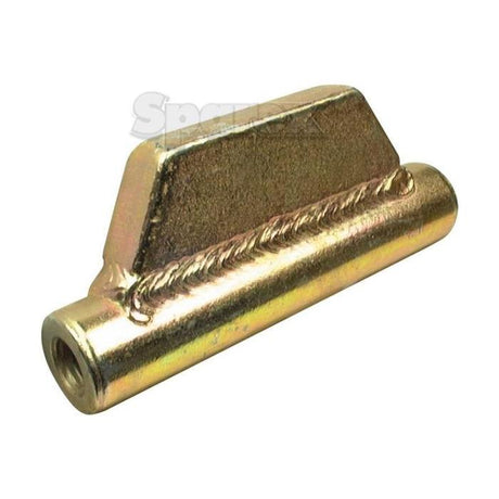 The Sparex Stabiliser Turnbuckle 171mm - 3/4'' UNC, featuring a metallic, T-shaped design with a threaded hole on one side and reinforced welding, is ideal for varying thread sizes.