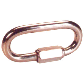 The Stainless Steel Chain Quick Link Ø10mm (Sparex Part No.S.21617) from Sparex features an oval link with a threaded connection in the middle, making it ideal for quick linking or securing purposes.