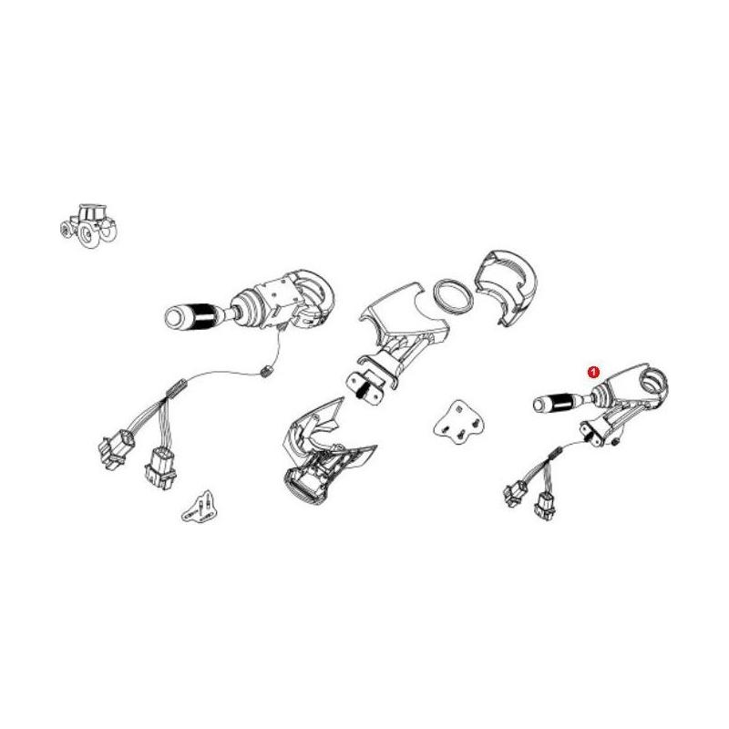 Fendt Stalk Switch - G931901020032 | OEM | Fendt parts | Light Switches-Fendt-Farming Parts,Light Switches,Lighting & Electrical Accessories,Switches & Sensors,Tractor Parts