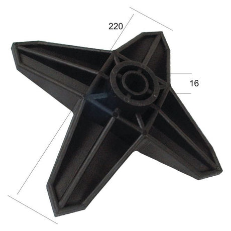 Star Wheel 220x47.5x11mm Replacement for Flexicoil
 - S.78529 - Massey Tractor Parts