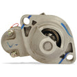 Close-up image of the Sparex Starter Motor - 12V, 0.8Kw (Lucas TVS) | Sparex Part No.S.44096, showcasing its metallic components and electrical connections, ideal for the Massey Ferguson TE20.