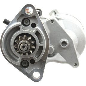 A close-up view of the Sparex Starter Motor - 12V, 2Kw, Gear Reduced (Sparex Part No. S.67238) showcasing the gear-reduced mechanism and mounting points against a plain white background.
