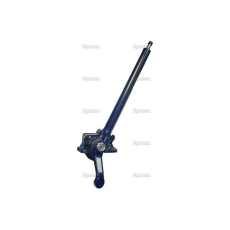 A Sparex Steering Box Assembly, with a blue exterior and metallic fittings, compatible with Kubota models | Sparex Part No.S.67857.