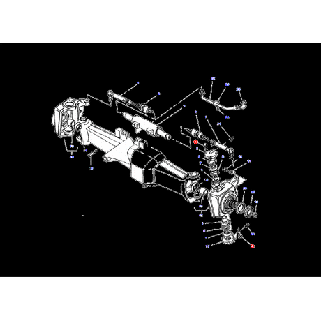 Steering Linkage Bolt - 3002880X1 | OEM |  parts | Linkage-Massey Ferguson-4WD Parts,Axle Hubs & Components,Axles & Power Train,Farming Parts,Front Axle & Steering,Tractor Parts