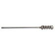 Steering Shaft | Sparex Part No.S.40277, by Sparex: This silver metal rod features a threaded end, a helical groove near one end, and a smooth, straight section on the other - making it an ideal spare part for Landini and Massey Ferguson tractors.