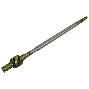 The Steering Shaft | Sparex Part No.S.57582 by Sparex is a long metallic shaft with a threaded end and a coiled element near the tip, compatible with Case IH and David Brown models.