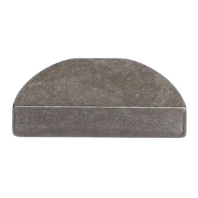 A small, semi-circular shaped metal object, resembling a Massey Ferguson Steering Wheel Key 2951X from AGCO, rests on a white background.