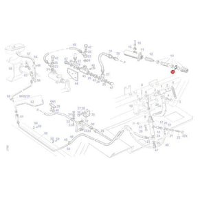 Stop Washer - F250100070160 - Massey Tractor Parts