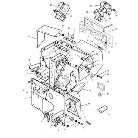 Massey Ferguson Stud - 3597177M1 | OEM | Massey Ferguson parts | Cab Interior-Massey Ferguson-Bolts & Set Screws,Farming Parts,Screws & Fasteners,Towing & Fasteners,Tractor Parts