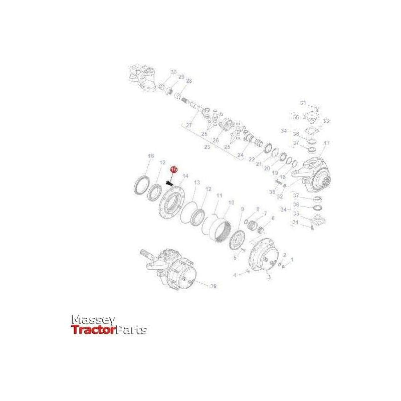 Stud Bolt - 7330605301-Massey Ferguson-Axles & Power Train,Bolts & Nuts,Farming Parts,On Sale,Tractor Parts,Wheel Bolts,Wheels & Mudguards