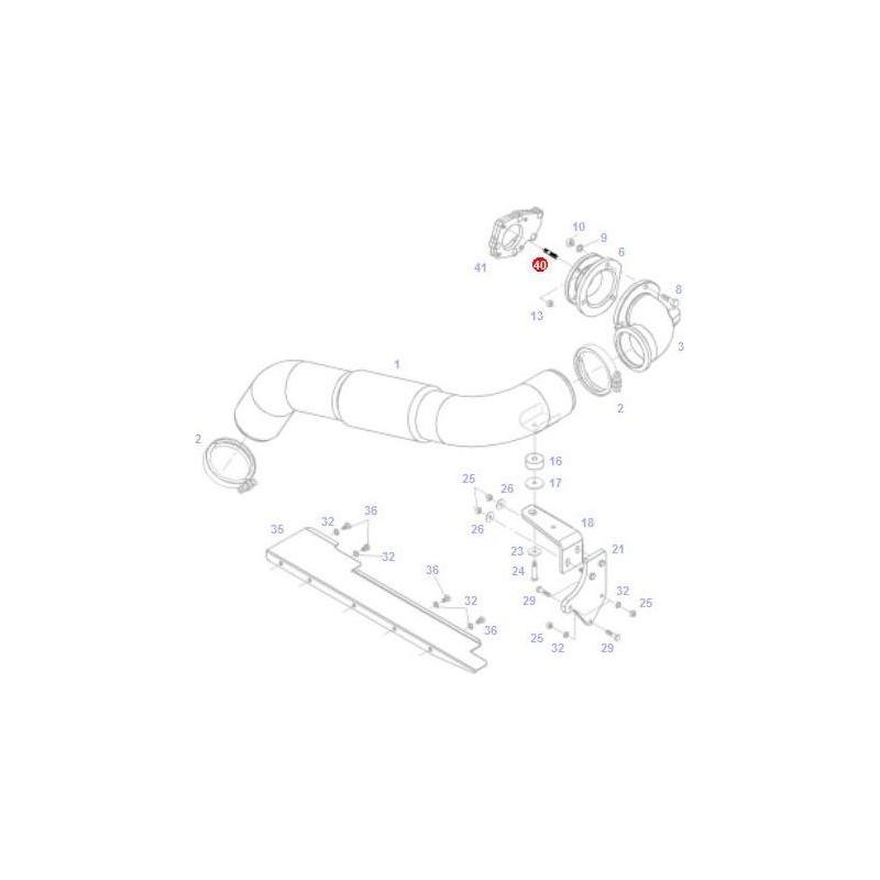 Fendt Stud Bolt - X489127800000 | OEM | Fendt parts | Engine Parts-Fendt-Engine & Filters,Exhaust Parts,Farming Parts,Manifolds & Accessories,Tractor Parts