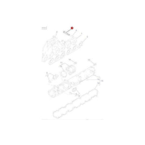 Massey Ferguson Stud Exhaust Manifold - 4225158M1 | OEM | Massey Ferguson parts | Exhaust & Manifold Gaskets-Massey Ferguson-Cylinder Head Components,Cylinder Head Studs & Bolts,Engine & Filters,Engine Parts,Farming Parts,Tractor Parts