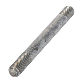 A cylindrical metal rod with threaded ends, ideal for use in Massey Ferguson 200 Series tractor parts, is best exemplified by the AGCO Massey Ferguson Stud Exhaust Manifold (745154M1).
