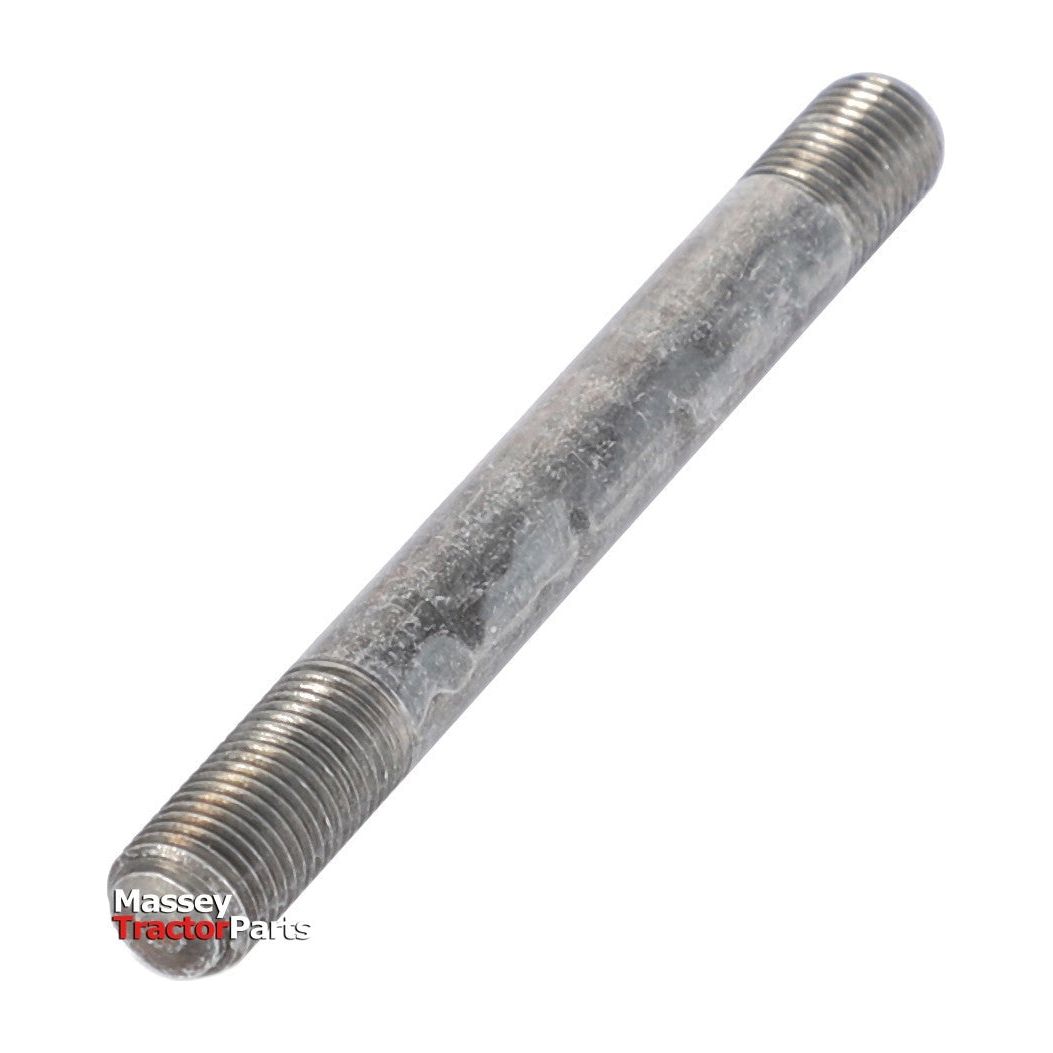 A metal rod with threads on both ends, labeled "Massey Ferguson - Stud Exhaust Manifold - 745154M1" in the bottom left corner under the AGCO brand, ideal for the 200 Series.