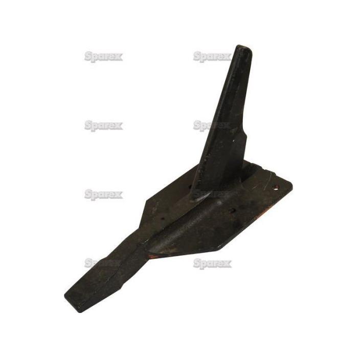 A black agricultural Subsoil Point with a pointed blade and mounting holes, specifically designed for fitting onto Opico machinery. This component corresponds to Sparex Part No. S.102536, fitting as 64500044.