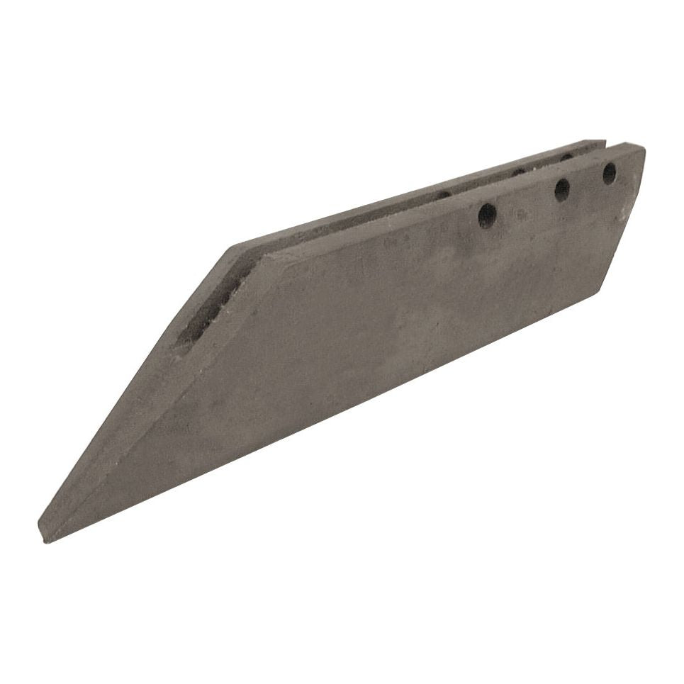 A grey subsoil point blade, model G1412P00B (Sparex Part No. S.78089), with three holes on one side and a pointed edge, reminiscent of the precision tools favored by Taylor Gent.