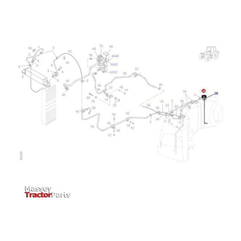 Fendt Suction Hose - H718202060120 | OEM | Fendt parts | Fuel Pipes-Fendt-Engine Electrics and Instruments,Farming Parts,Fuel Sender Units,Lighting & Electrical Accessories,Tractor Parts
