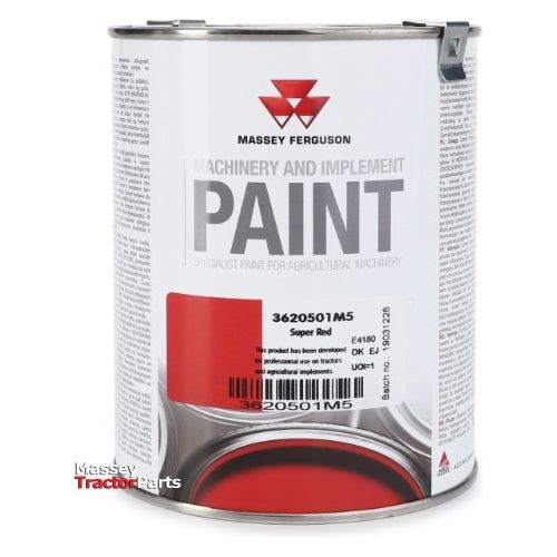 Super Red Paint 1lts - 3620501M5 - Massey Tractor Parts