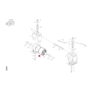 Suspension Element - H816500200160 - Massey Tractor Parts