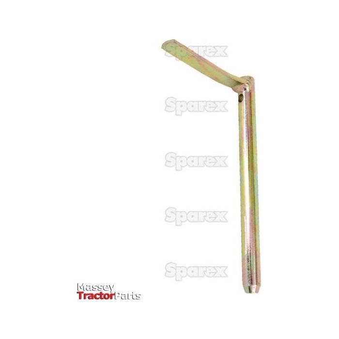 A Swinging Drawbar Hinge Pin (19x200mm), identified by Sparex Part No. S.1712 and branded as Sparex, is showcased alongside the Massey Tractor Parts and Sparex logos, emphasizing its compatibility and durability. Detailed product specifications are available upon request.