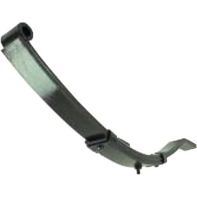 An image showcasing a single Trailer Leaf Spring (2) - S.55900 by Sparex, commonly used in vehicle suspensions. This slightly curved metallic component can handle up to 750 KG capacity, ensuring robust performance for your vehicle.