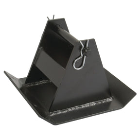 A Trailer Skid by Sparex (Part No.S.20899) features a black metal boat anchor with a triangular base and a securing pin, designed to fit seamlessly into your trailer skid.