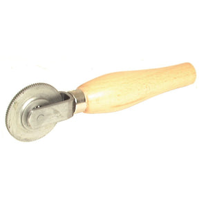 The Tyre Stitching Tool (Sparex Part No. S.19822) from Sparex, featuring a wooden handle and metal blade, is perfect for cutting dough with precision.