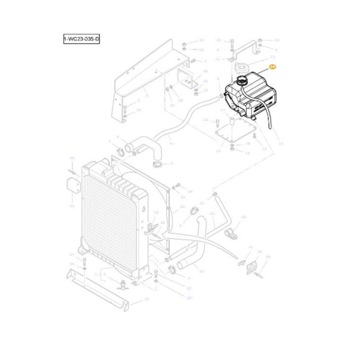 Tank - 3810567M5 - Massey Tractor Parts