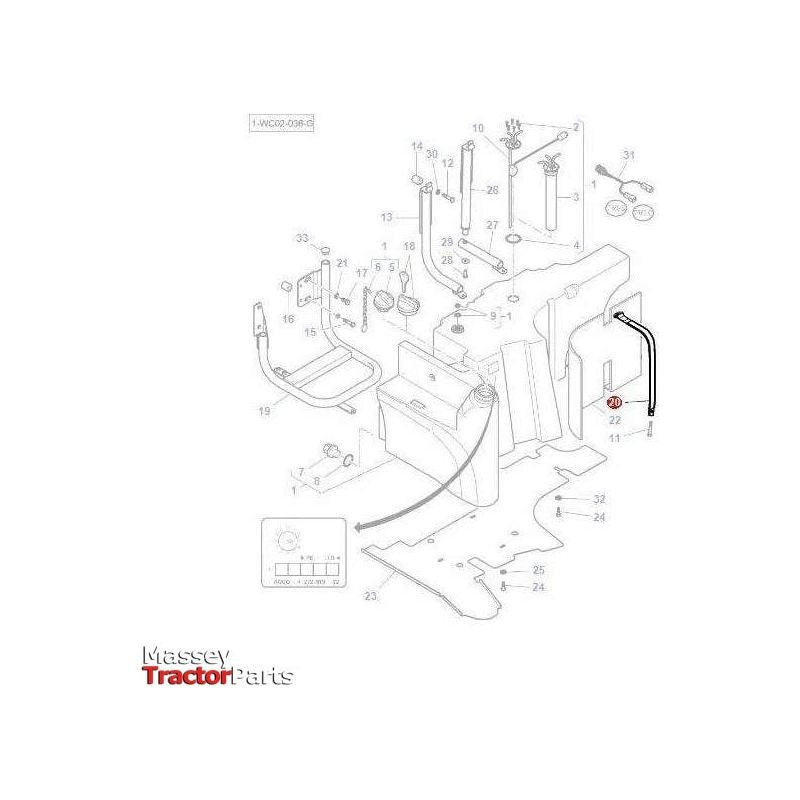 Massey Ferguson Tank Strap 600mm - 3789696M1 | OEM | Massey Ferguson parts | Fuel Tanks-Massey Ferguson-Engine & Filters,Engine Parts,Farming Parts,Filler Caps,Fluid & Fuel Delivery & Storage,Fuel Delivery Parts,Fuel Tank,Fuel Tanks,Tractor Parts,Water Extractors,Workshop & Merchandising,Workshop Consumables