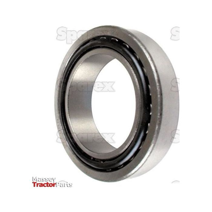 A Sparex Taper Roller Bearing (30203) - S.27266 with inner and outer rings is shown, labeled "S.25271." The background features the "Sparex" text, while the "Massey Tractor Parts" logo is displayed in the bottom left corner.