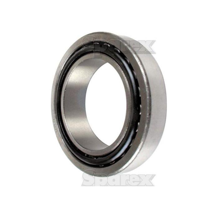 Close-up of a circular, metallic Sparex Taper Roller Bearing (32306) - S.18262 with an open interior, compatible with Massey Ferguson equipment.