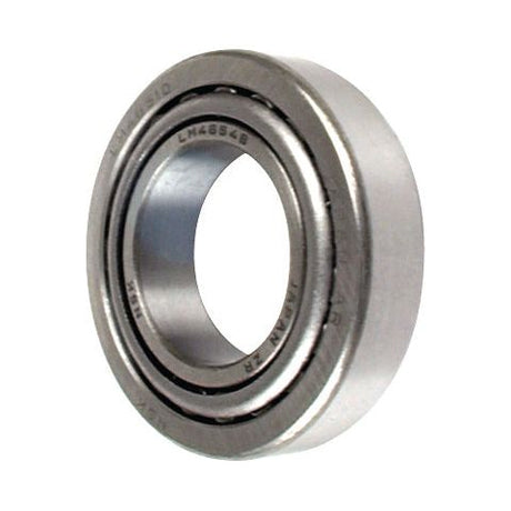 Close-up of a single Sparex Taper Roller Bearing (LM12649/12610) - S.4236 with inner and outer rings, often found in Sparex components.