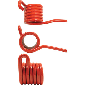 Three Tedder haytines - LH from Sparex are arranged vertically, showcasing different angles: top view, side view, and front view. With an outer Ø 11mm and a length of 175mm, these haytines exemplify precise craftsmanship.