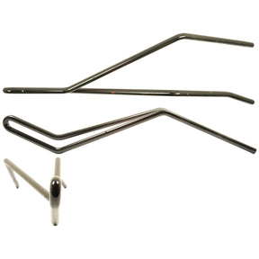 Three Tedder haytines of varying shapes and sizes, positioned next to each other against a white background, exemplify the precision craftsmanship for which Sparex is renowned.