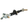 The Telescopic Bar Hole Stabiliser - S.15820 by Sparex is a black and silver mechanical linkage rod with adjustable ends and bolts, featuring precise end fittings, ideal for automotive or machinery applications.