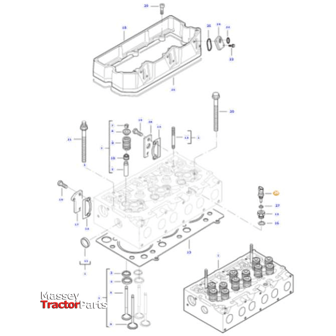 Massey Ferguson Temperature Sensor - V836667732 | OEM | Massey Ferguson parts | Engine Parts-Massey Ferguson-Farming Parts,Lighting & Electrical Accessories,Senders & Sensors,Switches & Sensors,Tractor Parts