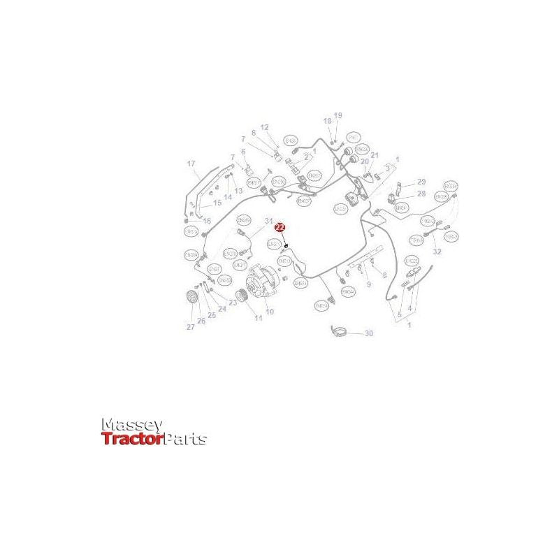 Massey Ferguson Temperature Switch - 3583331M1 | OEM | Massey Ferguson parts | Gauges & Related Components-Massey Ferguson-Farming Parts,Lighting & Electrical Accessories,Senders & Sensors,Switches & Sensors,Tractor Parts
