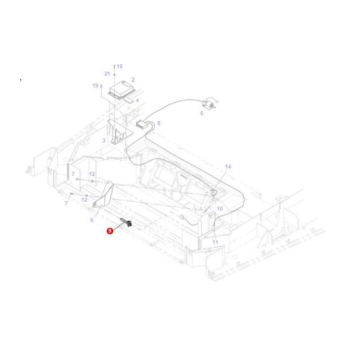 Temperature Transmitter - G515550070050 - F515550070050 - Massey Tractor Parts