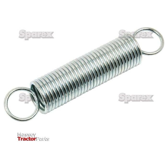 Tension Spring, Spring⌀9.5mm, Wire⌀1mm, Length: 75mm.
 - S.11098 - Farming Parts
