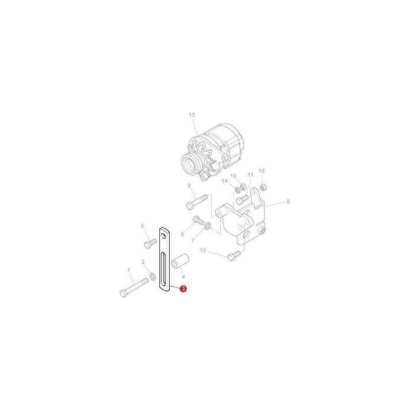 Massey Ferguson Tensioner - 3785834M2 | OEM | Massey Ferguson parts | Belt Tensioners-Massey Ferguson-Belt Tensioners,Drive Belts & Components,Engine & Filters,Farming Parts,Tractor Parts