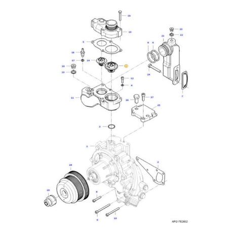 Thermostat - ACW2170430 - Massey Tractor Parts