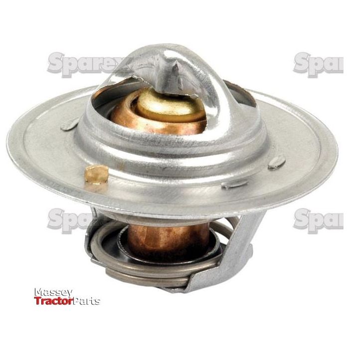 A metal thermostat designed for Massey tractors, bearing the Sparex logo and renowned for its high quality, perfectly compatible with Perkins engines. The product is named "Thermostat" and is identified by Sparex Part No. S.40085.