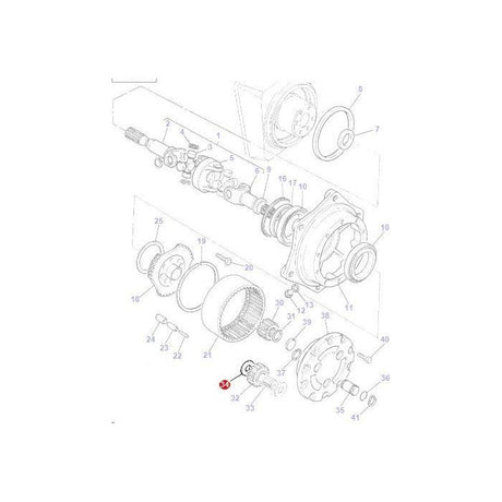 Thrust Plate - 3427431M1 - Massey Tractor Parts