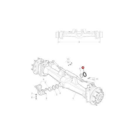 Thrust Washer  - 3713939M1 - Massey Tractor Parts