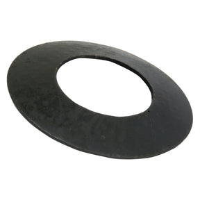 The Thrust Washer (Sparex Part No. S.42019) from the brand Sparex is a flat, oval-shaped black object with a hollow center, resembling a large washer or ring.