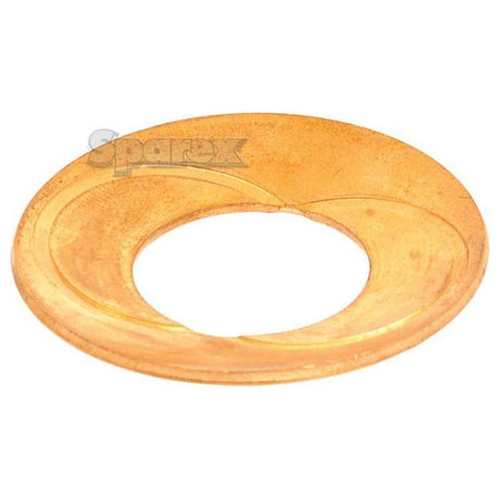 A golden-toned Thrust Washer (Sparex Part No. S.59139) branded by Sparex, featuring a large central hole and engraved circular patterns.