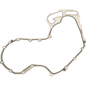 Image of the Timing Cover Gasket | Sparex Part No.S.118829, a complex, irregularly shaped metallic gasket designed for Perkins engine sealing applications by the brand Sparex.